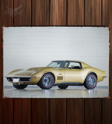 Металлическая табличка Corvette Stingray L88 427